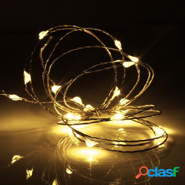 2M 20 LED Copper Wire Fairy String Light USB Powered Xmas