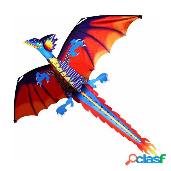 3D Dragon Kite 140 * 120cm Linha única com brinquedo de