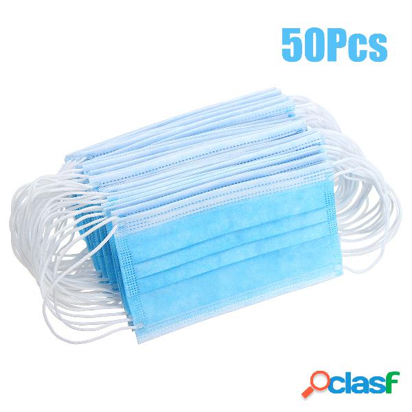 50PCS 95% Filtration 3-Ply Masks Personal Protection