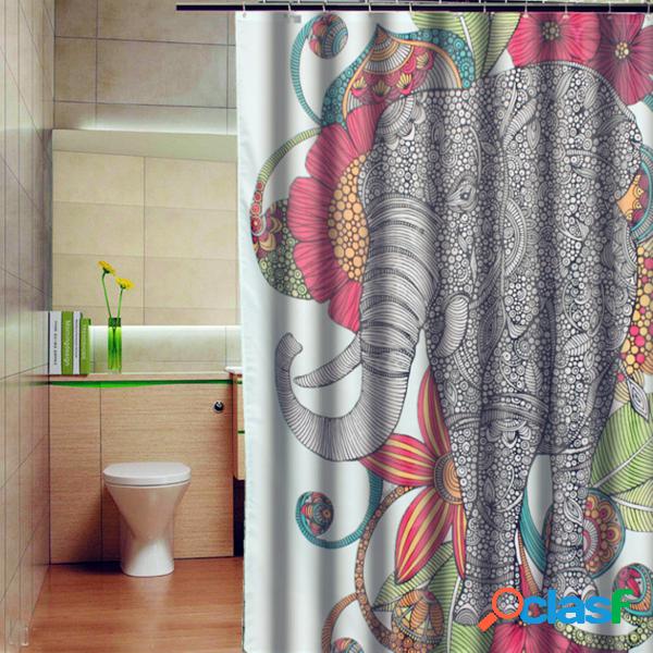 59x71 inch Elephant Beautiful Design Impermeável Têxtil