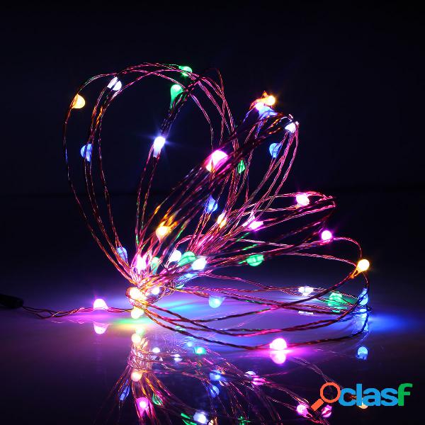 5M 50 LED Copper Wire Fairy String Light USB Powered