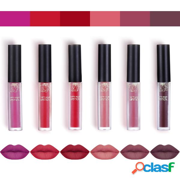 6 Cores Matte Liquid Lipstick Set Long-Lasting Lipgloss