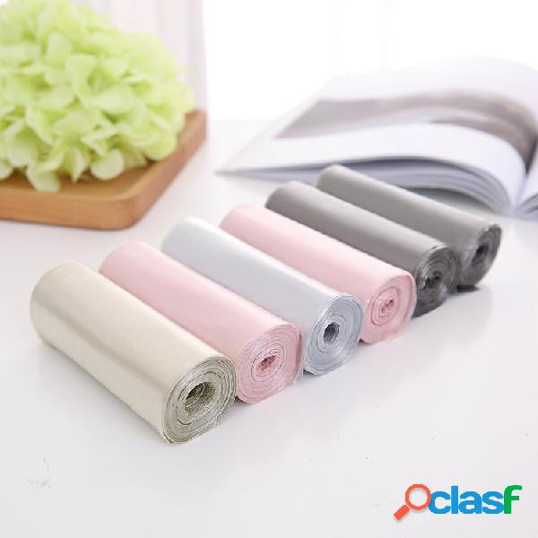 6 rolos de sacos de lixo simples espessados novo material de