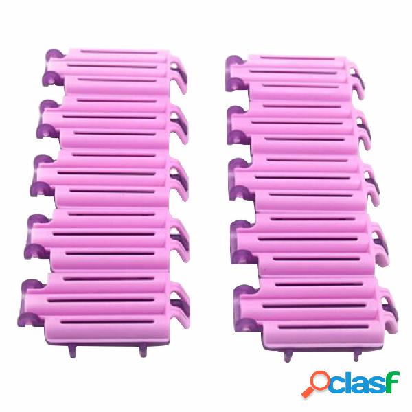 60Pcs / Box Double Row cabelo clip raiz Perming ferramenta