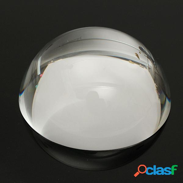 80mm Crystal Ball Grande lâmpada Paperweight Dome Semi