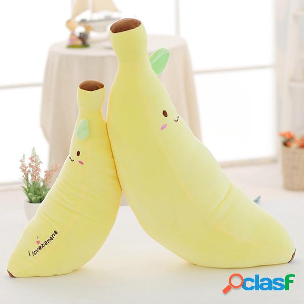 Almofada macia de banana Plush Almofada pessoal Emoji