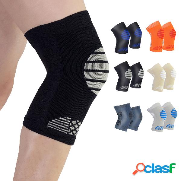 Almofadas de joelho flexíveis do esporte exterior do suor