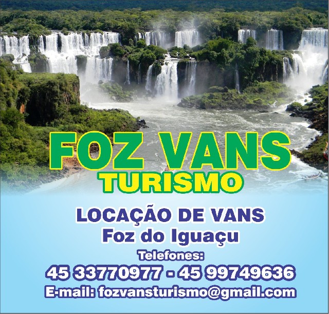 Aluguel de vans foz do iguaçu-