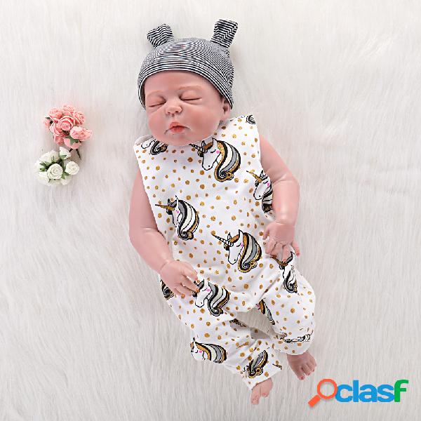 Animal impresso macacão unisex crianças romper para 0-24m