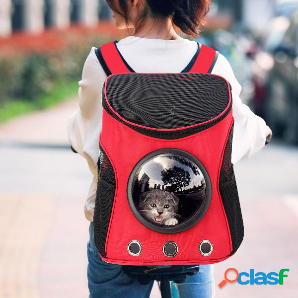 Astronauta respirável Pet Cat Puppy Carrier Travel Bolsa