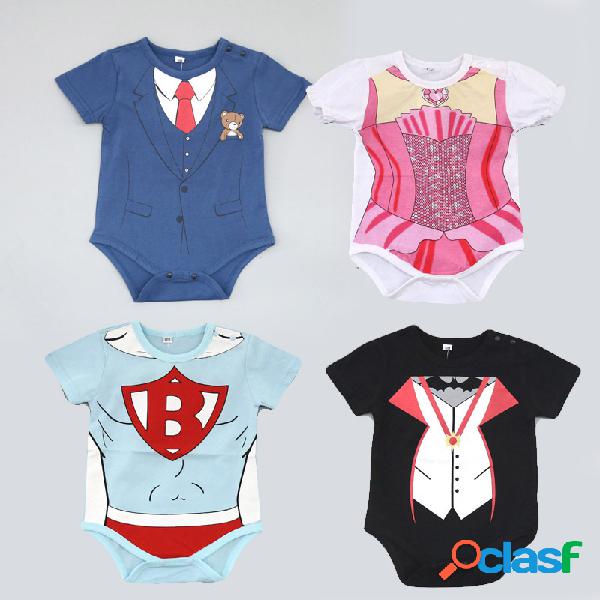 Bebê bonito traje cosplay romper para 0-18m