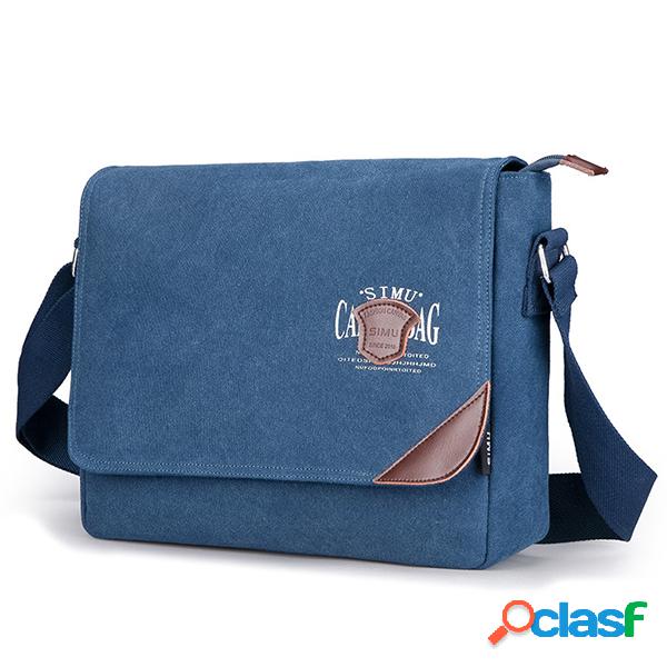 Bolsa de lona de grande capacidade Casual Shoulder Bag