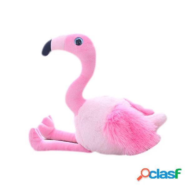 Bonito Rosa Flamingo Boneca de Pelúcia Boneca Do Bebê