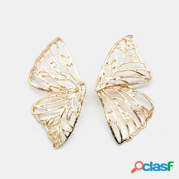 Borboleta oca exagerada vintage Brincos Stud de animal