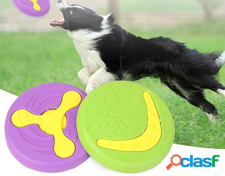 Borracha Pet Frisbee Cachorro Brinquedo Pode Alimentar