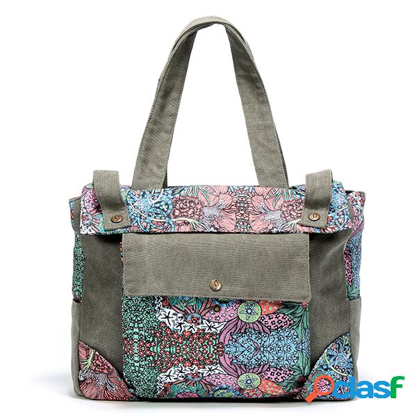 Brenice Bolsa Vintage Casual Floral Shoulder Bolsa Bolsa