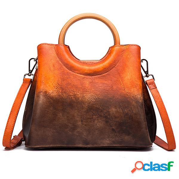 Brenice Couro Artesanal Bolsas Vintage Shoulder Crossbody