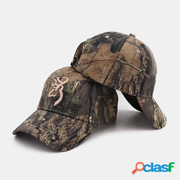 Browning boné de beisebol bordado selva aventura camuflagem