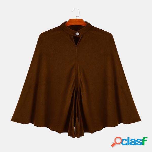 Casaco estilo ético para homens Hem irregular One Cardigans