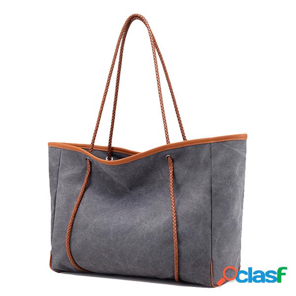 Casual Outdoor Canvas Large Capacity Handbag Shoulder Bags
