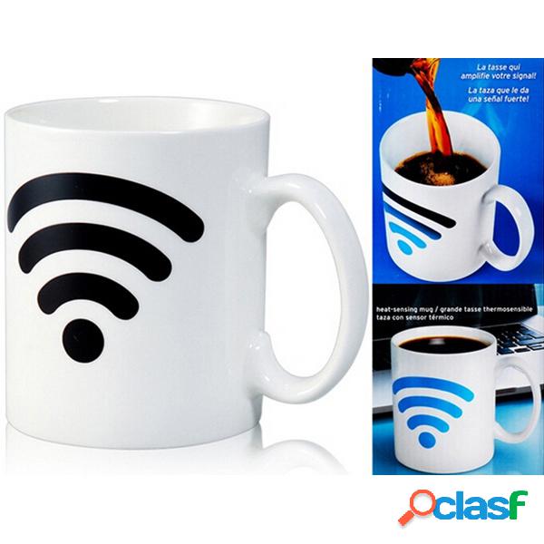 Ceramic WiFi Signal Mug Color Changing Cup Controle de