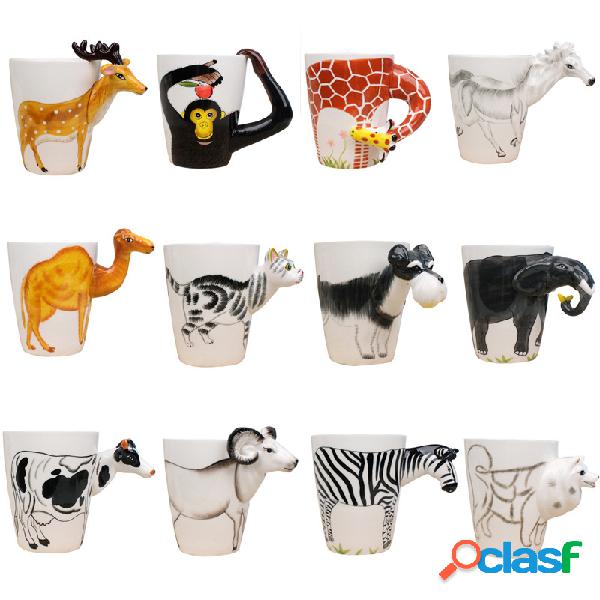 Cerâmico Caneca 3D Animais dos desenhos animados Design