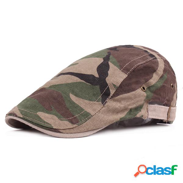 Chapéu Masculino Com Camuflagem de Algodão Chapéu de