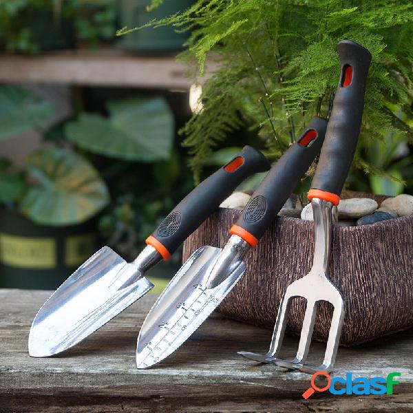 Conjunto de ferramentas de jardinagem Pá caseira de três