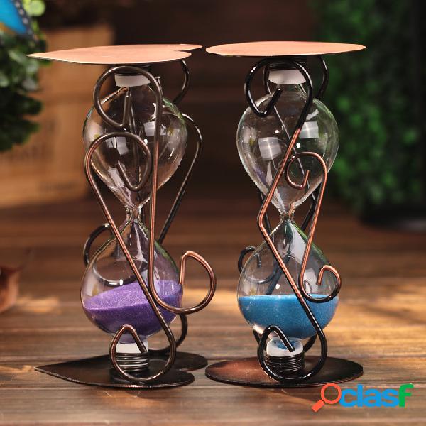 Creative Vintage Copper Hourglass Sandglass Craft Gift