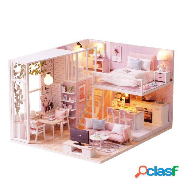 Cuteroom L-022 Vida Silenciosa DIY Casa de Boneca Com