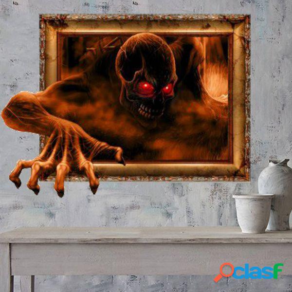 Decalques em parede 3D Ghost 30 Inch Removable Scary Wall