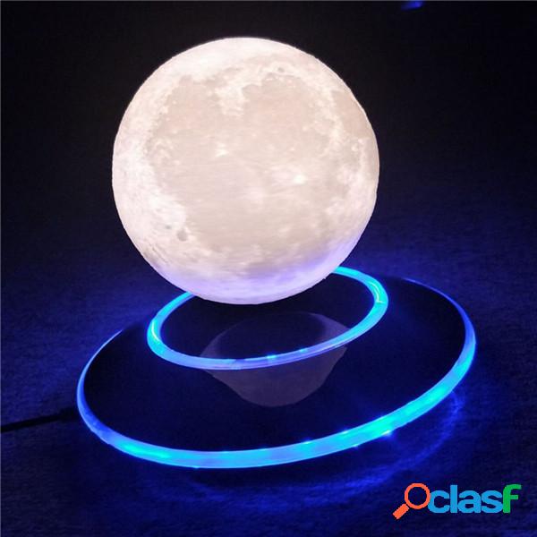 Decorações de natal Levitação Magnética 3D Moon Lamp