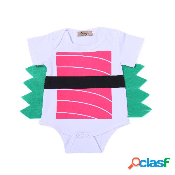 Desenhos animados Sushi Unisex Macacão de bebê para 0-24M