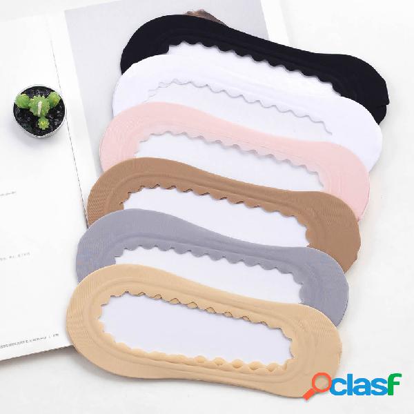 Feminino antiderrapante Silicone material de cadarço