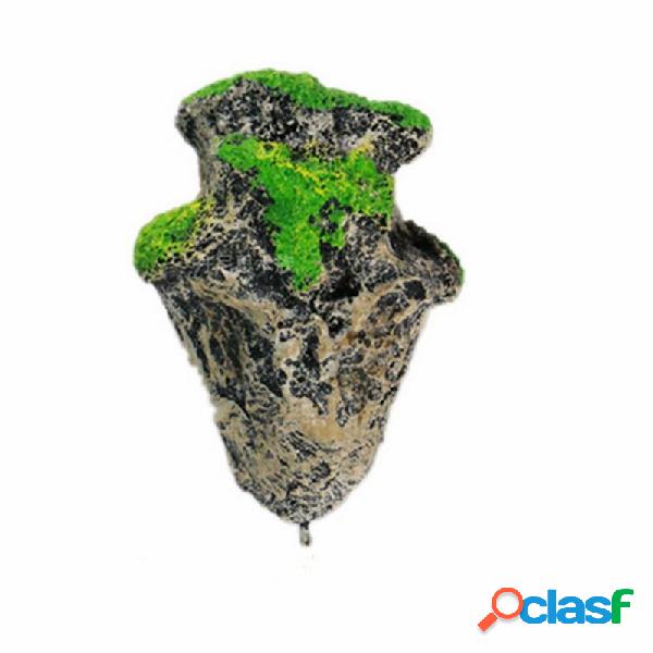 Flying Stone Fish Tank Decoração Float Ornament Pedra