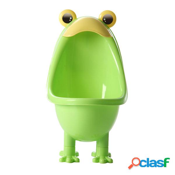 Frog Baby Potty Boy Banho Pee Trainer Standing Urinal Kid