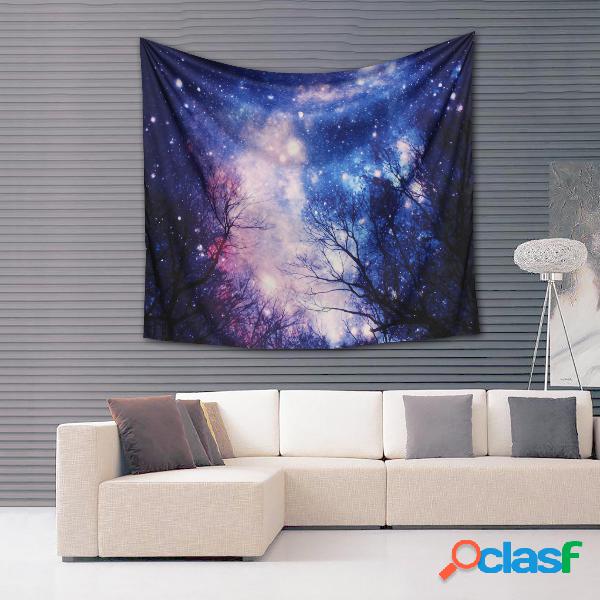 Galaxy Forest Mandala Tapestry Wall Hanging Throw Dorm