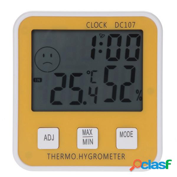 Grande Digital LCD Temperatura interior Medidor de umidade