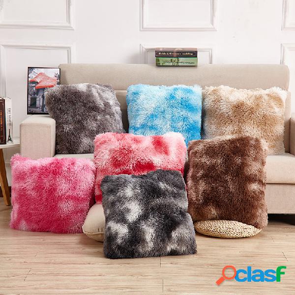 Home Decorativo Super Soft Plush Pillow Faux Fur Throw