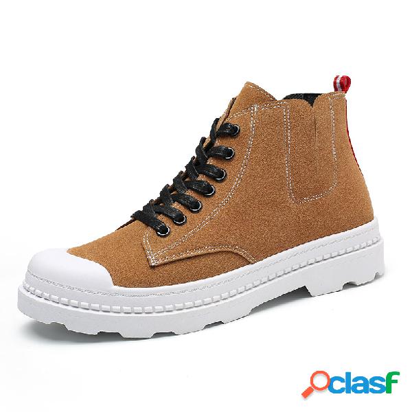 Homens Anti-colisão Slip Resistente Soft Sole Botas De