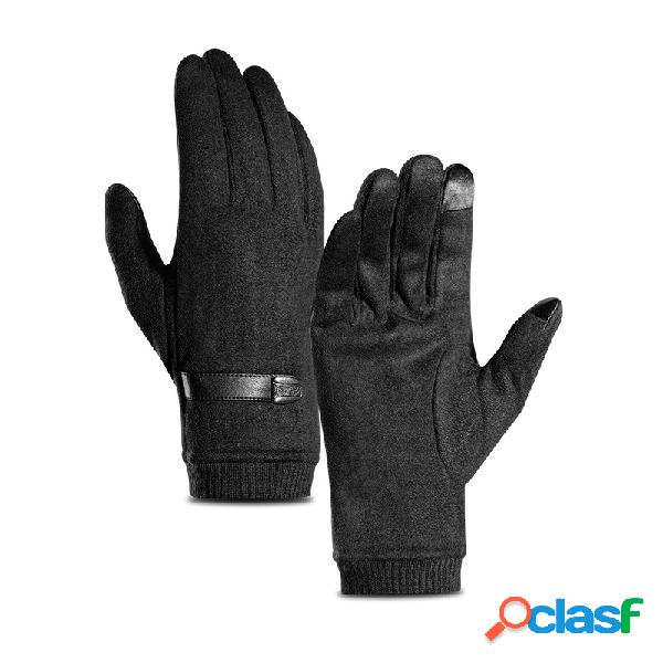Homens Inverno Tela Sensível Ao Toque À Prova de Vento