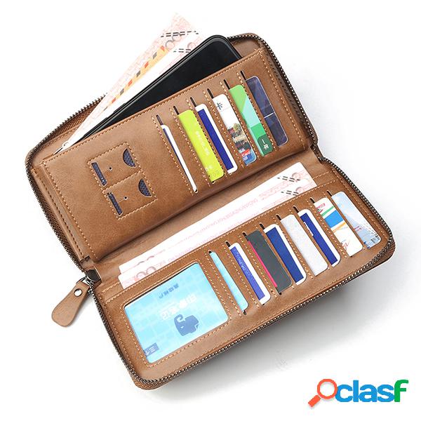 Homens de Negócios Casual Multifunções Embreagem Bolsa