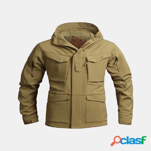 Homens exterior impermeável Tactical Jacket Formação