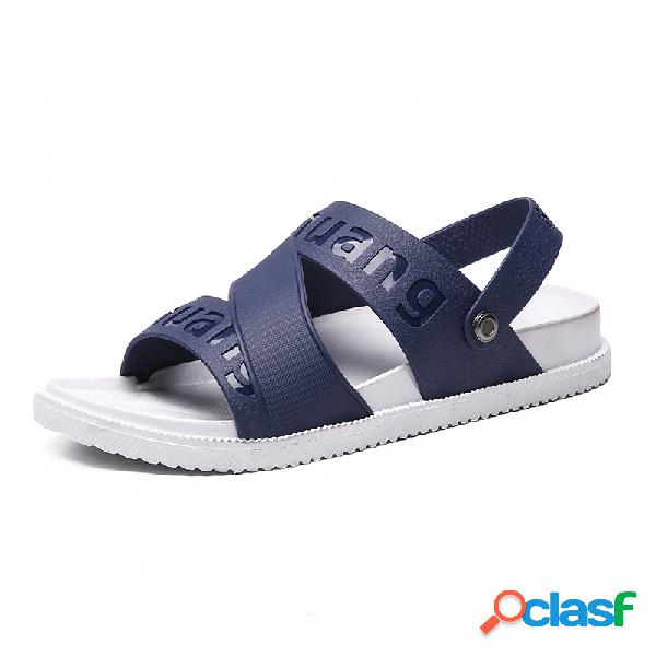Homens leve Soft jardim casual água Praia sandálias