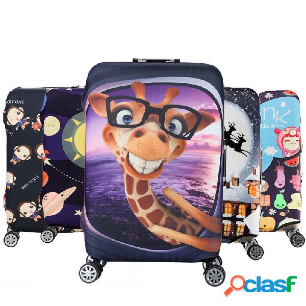 Honana Cartoon Cute Animal Couro de bagagem Elástico Capa