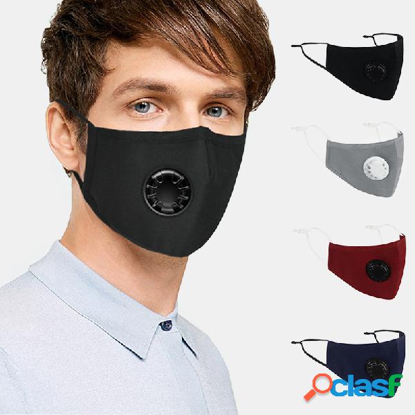 Lavável PM2.5 Face Máscara Respiradou de partículas