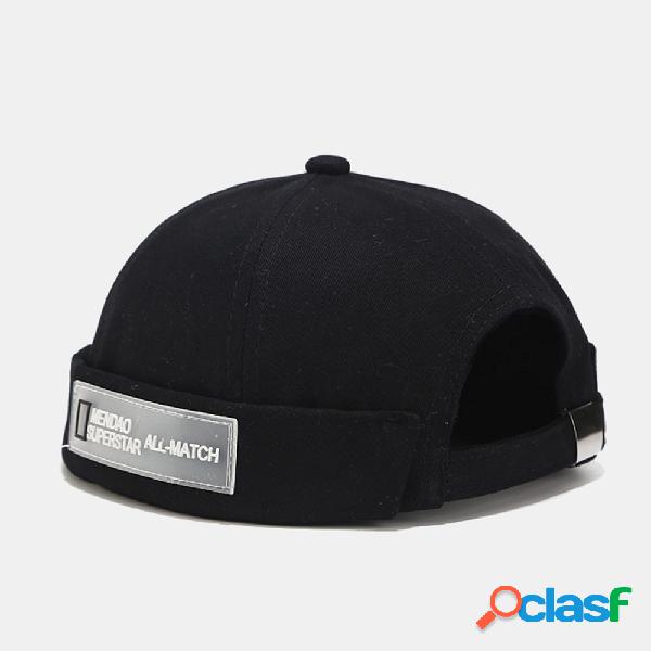 Letter Label Outdoor Casual Chapéu Beimless Caveira Caps