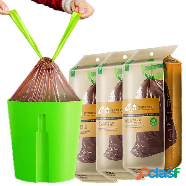 Lixo biodegradável Bolsa lixo doméstico cozinha Bin