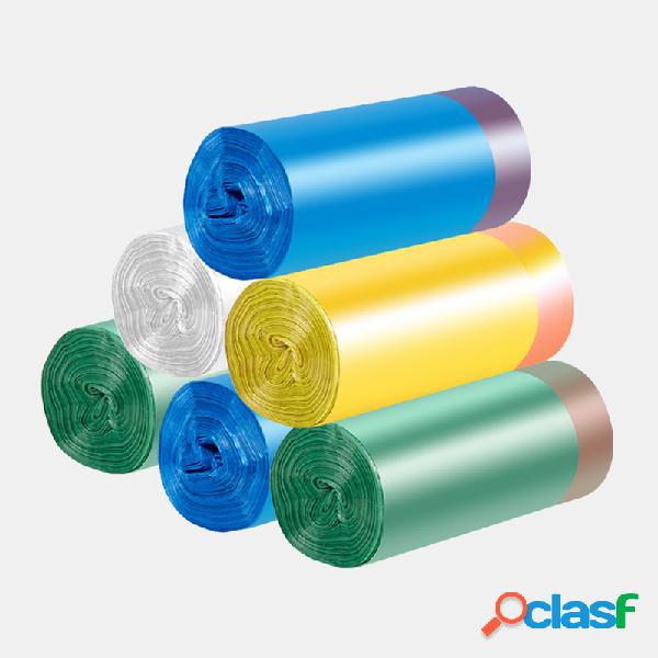 Lixo com cordão Bolsa Armazenamento Bolsa Plástico de