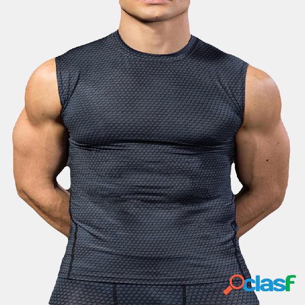 Mens Sports 3D Printed Aptidão Basketball Running Vest